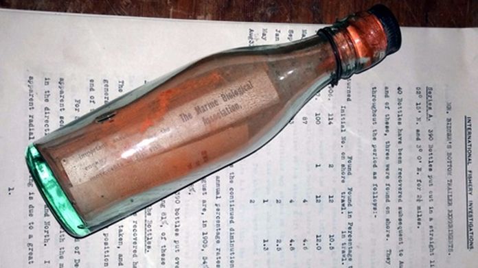 message in a bottle