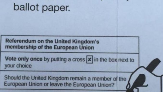 Public outrage at Brexit ballot fraud discovered