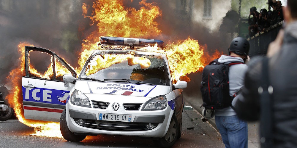 France suffers blackout as strikes see country plunge into total chaos