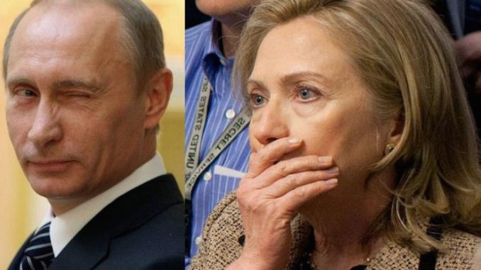 President Putin may be on the verge of destroying Hillary Clinton's political career