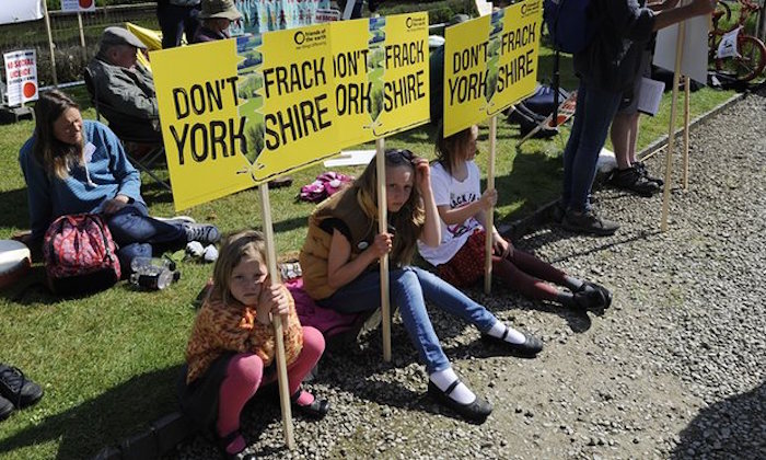 UK government green light North Yorkshire fracking project