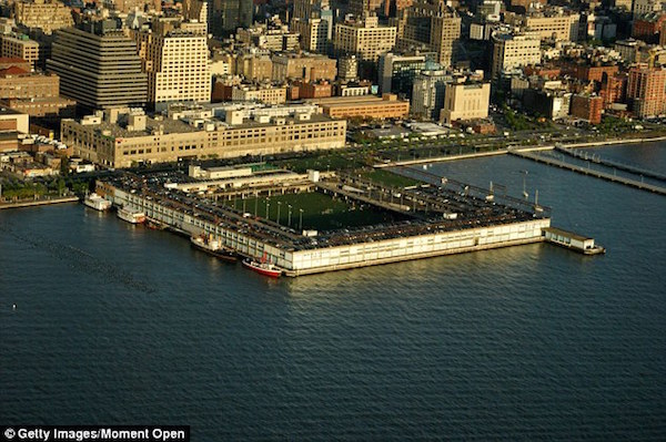 The waterfront at Chelsea Park, New York, where a government insider killed himself