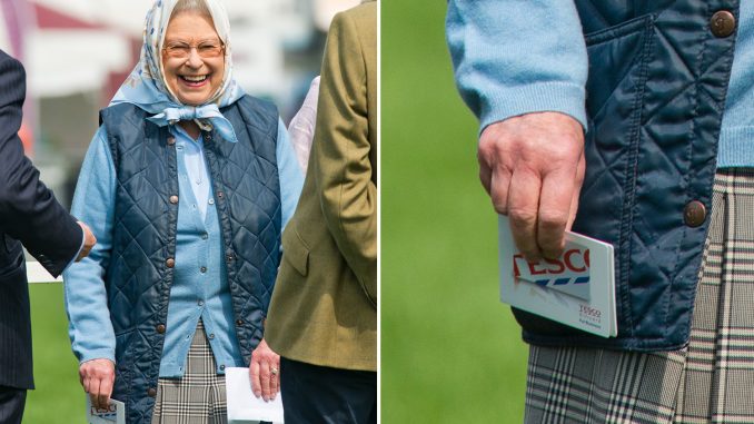 The Queen Delighted To Win a £50 Tesco Voucher