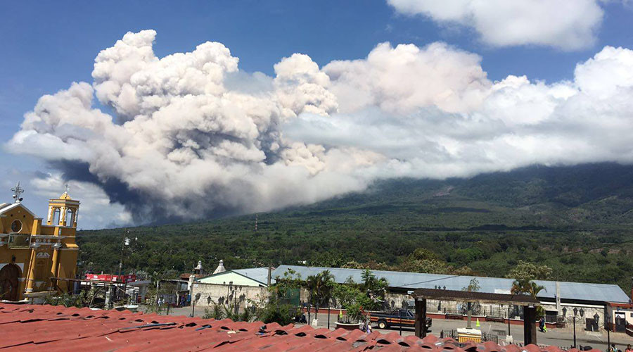 Guatemala's Volcano Of Fire Erupts