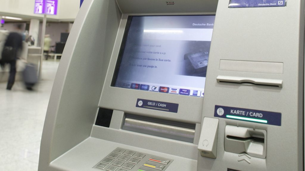 A German bank has blocked all ATM withdrawals