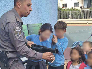 Israel police teach young school kids how to kill