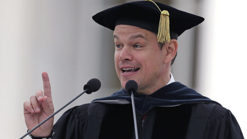 Matt Damon criticises corrupt Wall Street and mainstream media