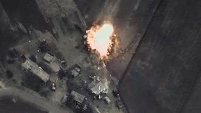 Russia destroy ISIS in northern Syria