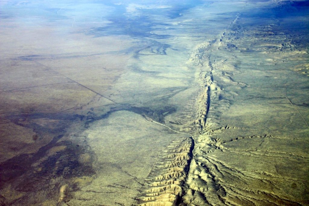 Huge unprecedented movement has been recorded along the San Andreas fault line