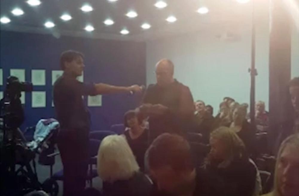 Anti vaccine activists storm Australian event