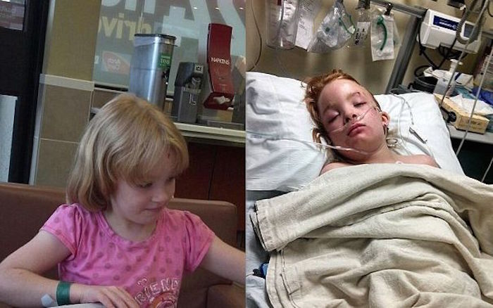 Young girl left paralysed after routined flu shot