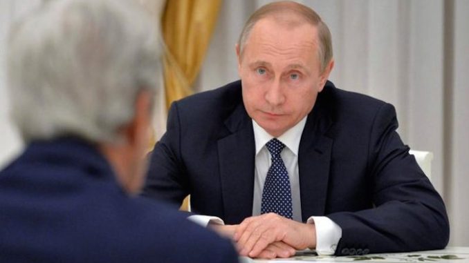 Emergency meeting between Putin and John Kerry of the State Department held