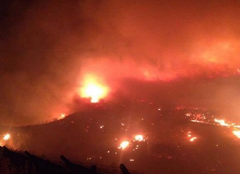 Massive Fire Erupts Neat NATO Base In Izmir, Turkey