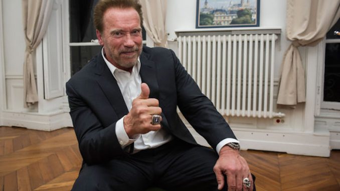 Arnold Schwarzenegger gives up meat