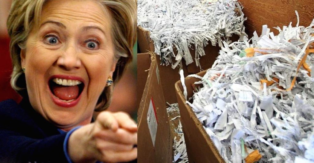 Hillary Clinton caught ordering the shredding of Bernie Sanders votes