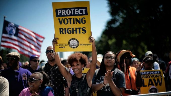 Congress and activists vow to fight voter suppression
