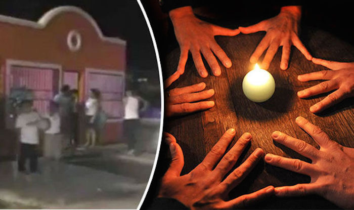 Central America school girl found wondering the streets after an apparent illuminati ritual