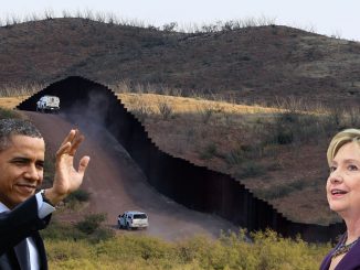 The Secure Fence Act of 2006 was a bill providing for the construction of 700 miles of double-fencing along the US-Mexico border - and Barack Obama, Joe Biden and Hillary Clinton all put their hands up and voted 'yea.'