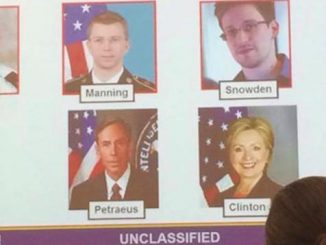 US army say Hillary Clinton is an "insider threat"