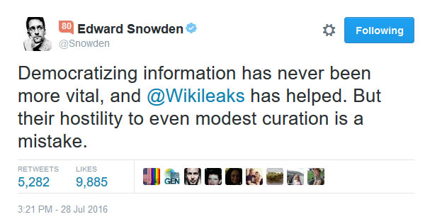 Edward Snowden wikileaks