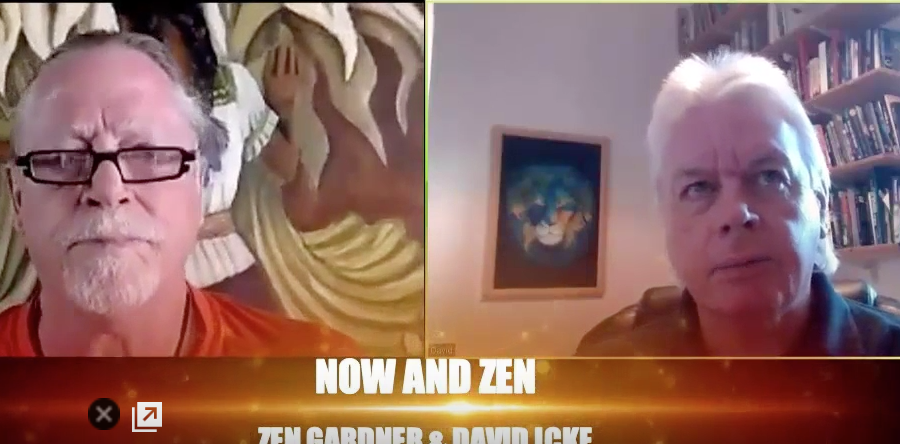 David Icke promoting Zen Gardner's work