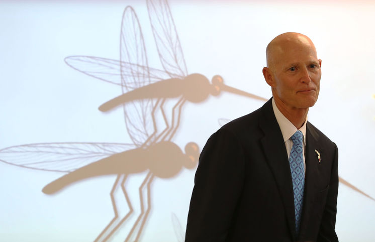 Florida Governor Rick Scott has financial stake at Zika mosquito company