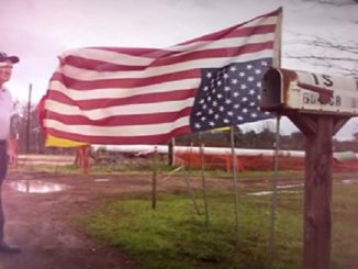 Vietnam vet arrested for hanging US flag upside down