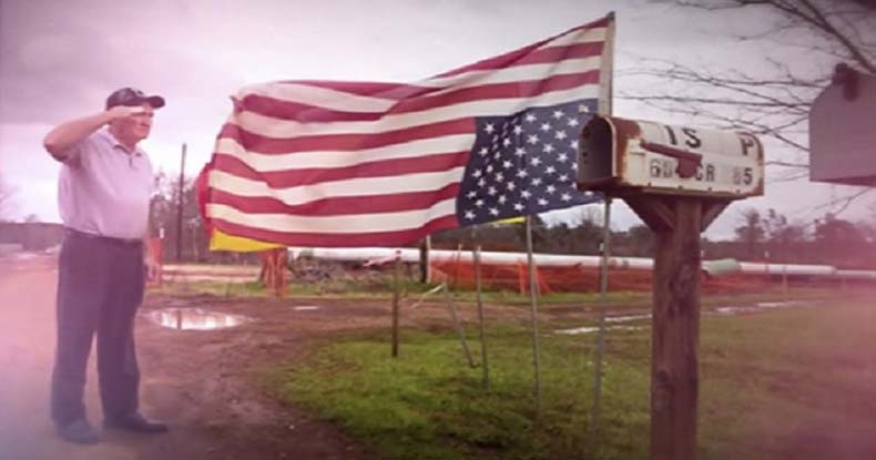Vietnam vet arrested for hanging US flag upside down