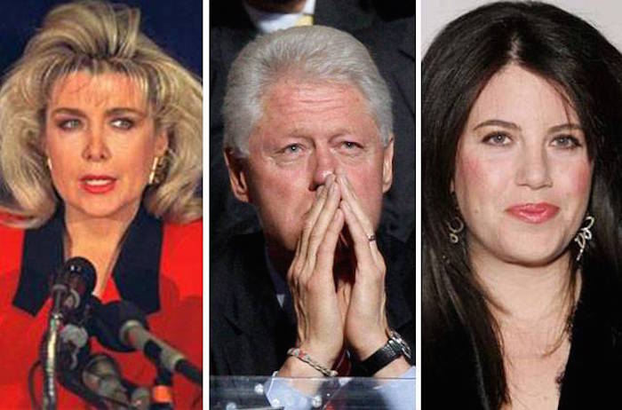 Trump has invited Gennifer Flowers, Monica Lewinsky and more of Bill Clinton's extramarital lovers to sit in the front row at the coming Presidential debate.