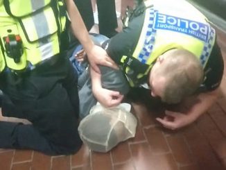 UK police to bad people's head when they arrest them