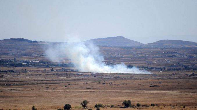 Israel Attacks Syrian Military Targets In Golan Heights