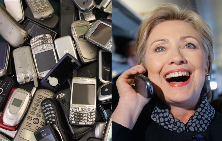 The Federal Bureau of Investigation was unable to access any of the cell phones Hillary Clinton used while she was Secretary of State and now we know why - she had her staff smash them with a hammer.
