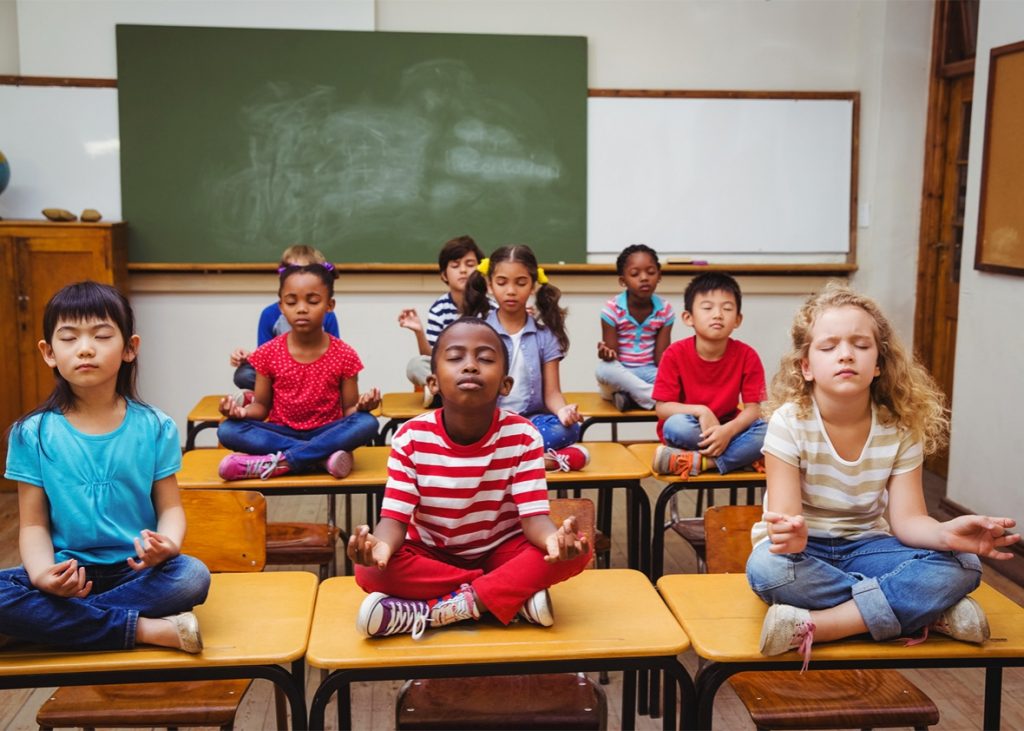 School in Baltimore, Maryland replaces detentions with meditation