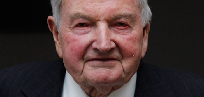 David Rockefeller breaks the world record for having the most heart transplants aged 101