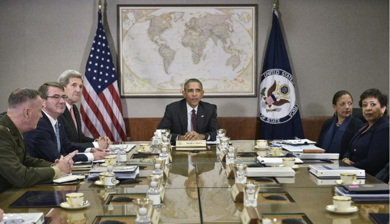 Obama To Discuss Airstrikes On Syrian Military Positions