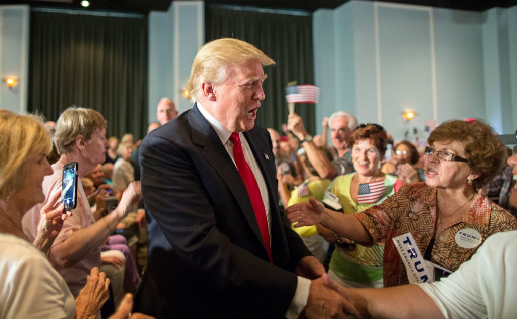 Trump leads over Hillary Clinton according to early voter results