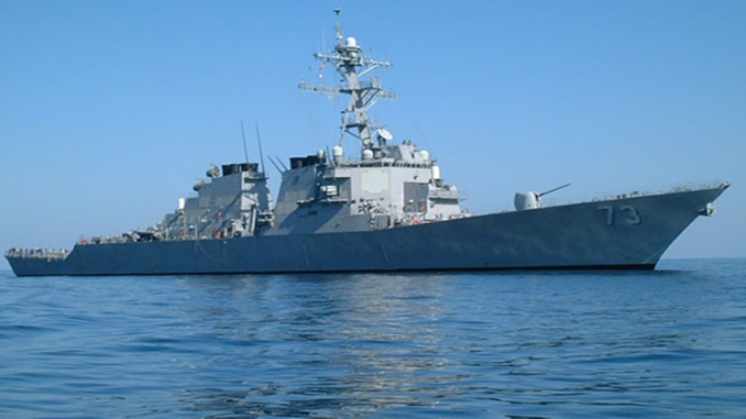 US Destroyer Sails Through Contested Waters In South China Sea