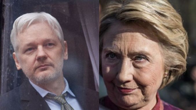 Hillary Clinton ordered drone strikes on WikiLeaks founder Julian Assange