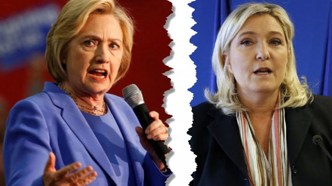 Clinton As President Is “A Danger To World Peace": France’s Le Pen