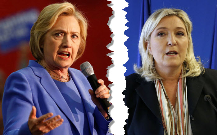 Clinton As President Is “A Danger To World Peace": France’s Le Pen