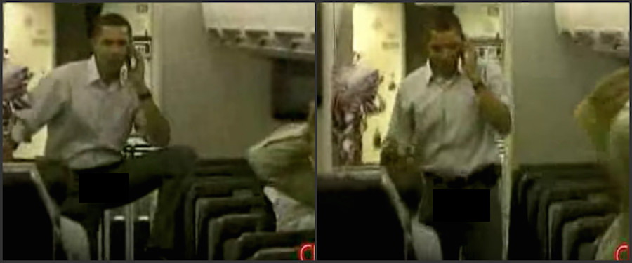 Footage of Barack Obama flashing his erection at female reporters in 2008 has surfaced and is going viral on the internet.