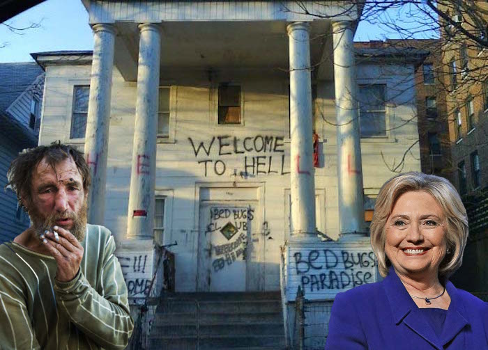 A Californian man caught on camera has exposed a plot to convince halfway house residents to vote for Hillary Clinton - in return for $300