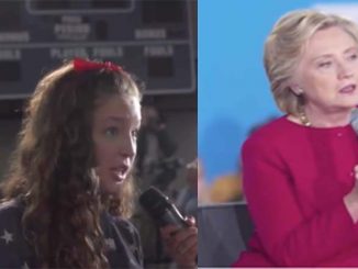 Hillary Clinton has been caught staging a fake interaction with a child actor and answering a prepared question at a town hall in Haverford, Pennsylvania yesterday.