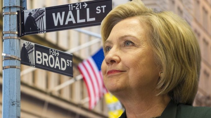 Embarrassing excerpts from Wall Street speeches given by Hillary Clinton prove that she is the ‘Wall Street candidate’.