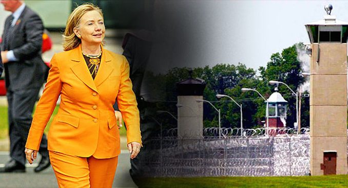 Poll reveals more Americans want to see Hillary Clinton in prison than in the White House