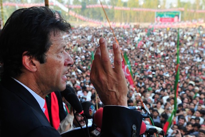 Imran Khan says that India is trying to completely destroy Pakistan