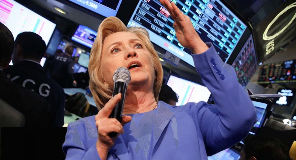 The stock market plunged on Friday as the FBI announced it is reopening the investigation into Hillary Clinton’s use of a private email server.