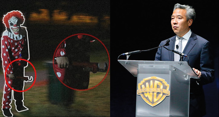 The killer clown craze was started by Warner Brothers as a viral marketing stunt, according to a former employee.