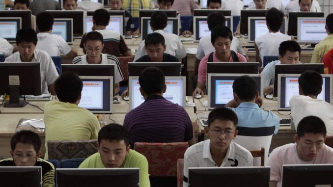 China require all citizens to register to use the internet