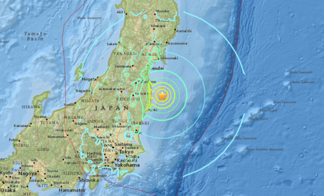 Japan: 5.7 Magnitude Aftershock Strikes Fukushima